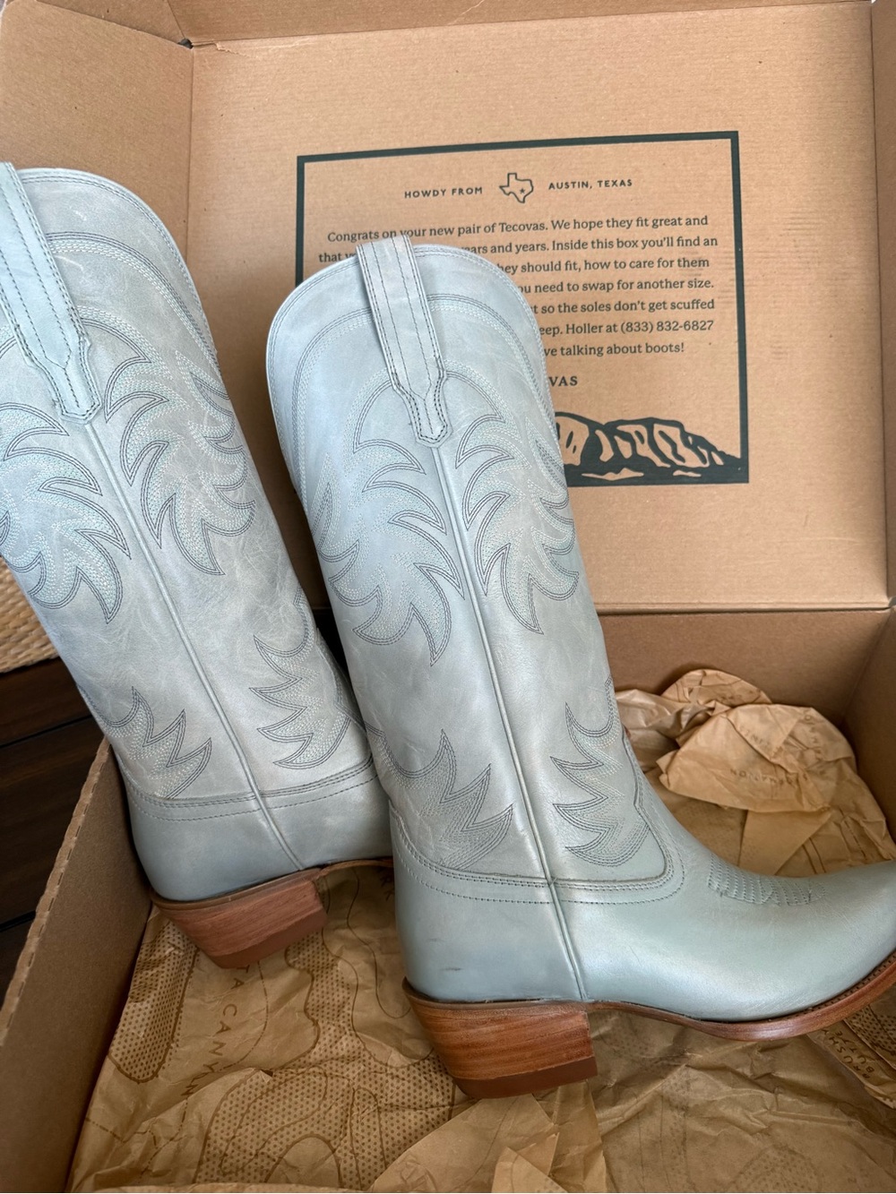 Tecovas Annie Slate Blue - Picture 2 of 5